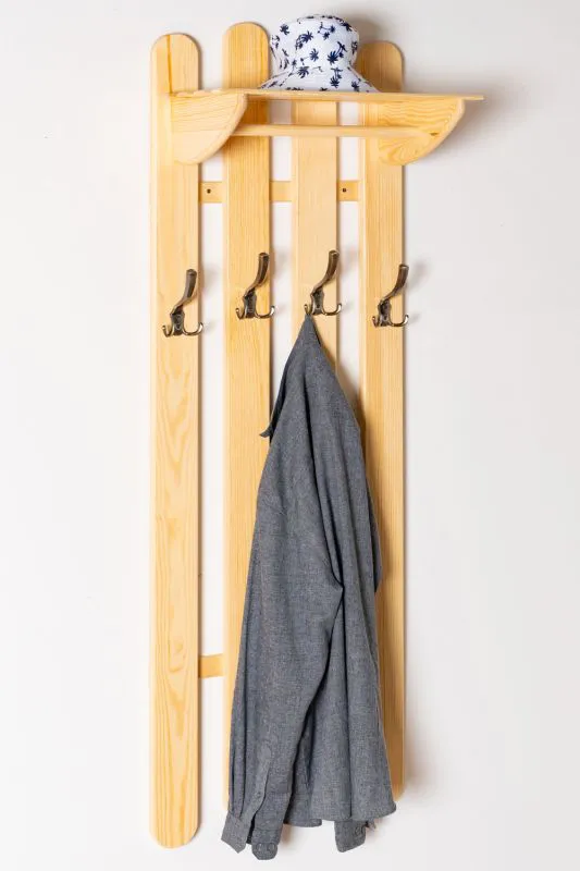 Garderobe Kiefer massiv Vollholz natur Junco 342 – Abmessung 150 x 50 x 33 cm