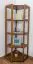 Standregal, 74 cm breit, Kiefer Holz-Massiv, Farbe: Nuss