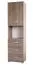 Schrank Kikori 18, Farbe: Sonoma Eiche - Abmessungen: 190 x 50 x 40 cm (H x B x T)