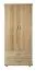 Vorzimmerschrank, Farbe: Natur 195x80x59 cm Abbildung