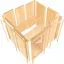Sauna "Jarle" SET mit graphitfarbener Tür & Ofen 3,6 kW - 196 x 151 x 198 cm (B x T x H)
