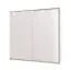 Rahmen für Kleiderschrank 220 x 217 cm, Farbe: Weiß
