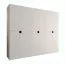 Drehtürenschrank / Kleiderschrank | Weiß | 12 Drehtüren | 9 Fächer | 3 Kleiderstangen | 240 x 52 x 203 cm | hochwertig Verarbeitet | grifflose Türen | Soft-Close Funktion