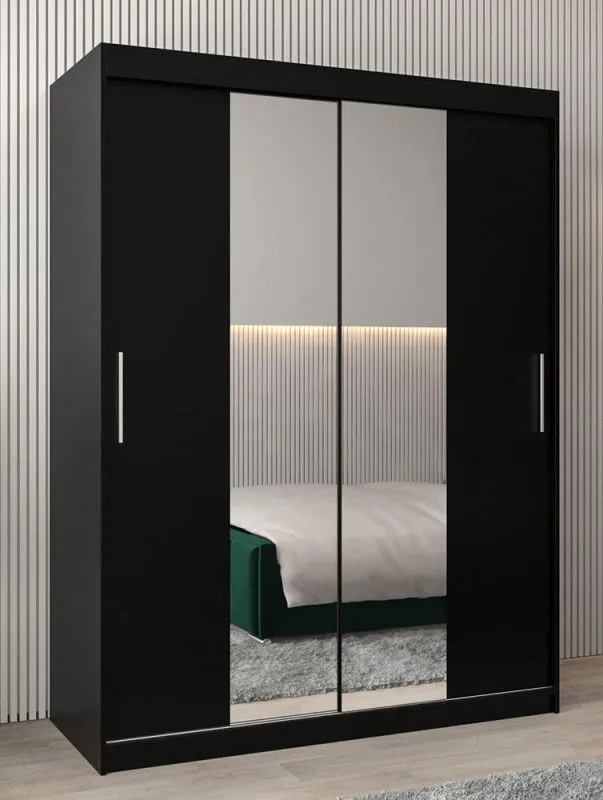Kleiderschrank schwarz Abbildung