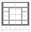 Schiebetürenschrank / Kleiderschrank mit Spiegel Schwarz | Lusatian 26 | 218 x 203 x 61 cm | 2 Türen | 3 Schubladen | 12 Fächer | viel Stauraum