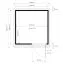 Gartenhaus 2,46 x 2,65 Meter (inkl. Dach) | Anthrazit | inkl. Fußboden Abbildung