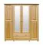 Flurschrank Kiefer, Farbe: Natur 190x180x60 cm Abbildung
