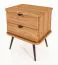 Nachtkommode Rolleston 05 Kernbuche massiv geölt - Abmessungen: 57 x 50 x 41 cm (H x B x T)