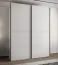 Kleiderschrank / Schiebetürenschrank | 245,5 x 200 x 64 cm | 10 Einlegeböden | 11 Fächer |2 Kleiderstangen | 2 Schiebetüren | Farbe: Weiß | Soft-Close