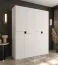 Kleiderschrank | Weiß | 8 Drehtüren | 6 Fächer | Soft-Close Funktion | 2 Kleiderstangen | hochwertig Verarbeitet  | 160 x 52 x 203 cm | für Schlafzimmer