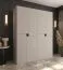 Kleiderschrank | Kaschmir | 8 Drehtüren | 6 Fächer | Soft-Close Funktion | 2 Kleiderstangen | hochwertig Verarbeitet  | 160 x 52 x 203 cm | für Schlafzimmer