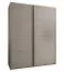 Kleiderschrank / Schiebetürenschrank | 245,5 x 190 x 64 cm | 2 Kleiderstangen | 2 Schiebetüren | Farbe: Kaschmir | 10 Einlegeböden | 11 Fächer |Soft-Close