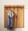 Garderobe Kumeu 59 Kernbuche massiv geölt - Abmessungen: 90 x 77 x 20 cm (H x B x T)