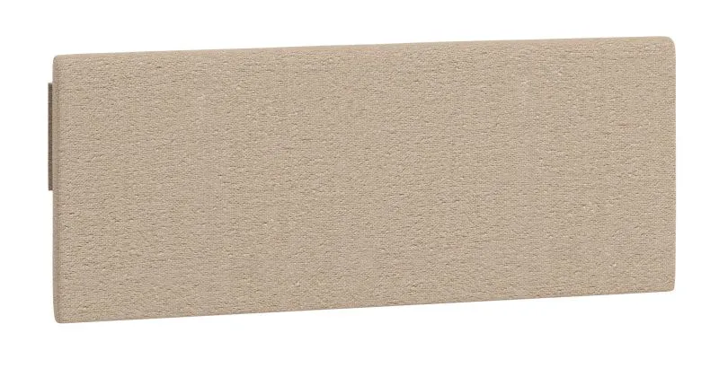 Kopfteilpolsterung für Einzelbett / Gästebett Aegir 29 / 30 / 31, Farbe: Braun, Maße: 47,5 x 120 x 4 cm