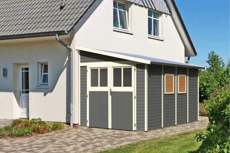 Gartenhaus terragrau, Grundfläche: 8,27m²
