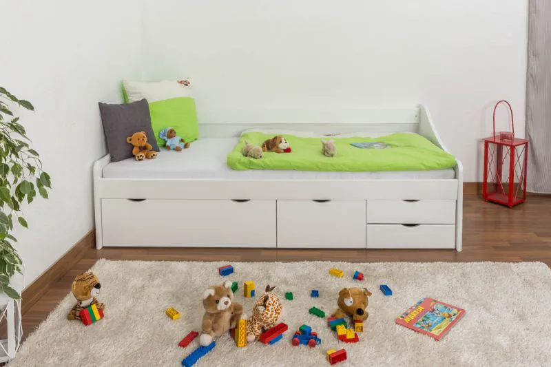 Bett weiß 90x200