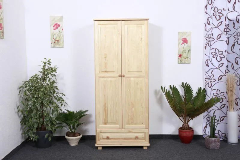 Dielenschrank Kiefer, Farbe: Natur 190x90x60 cm Abbildung
