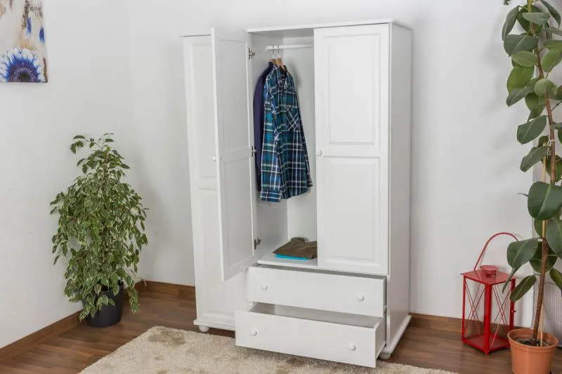 weißer Schrank 195x135x59 cm Abbildung