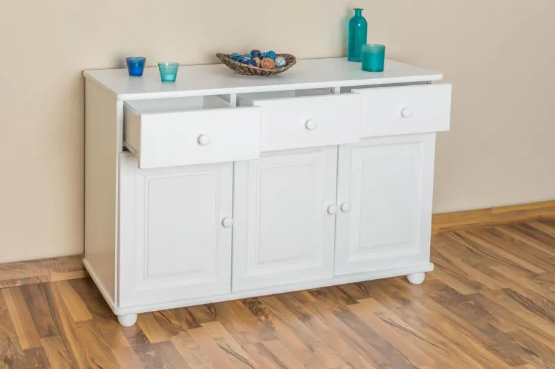 Dielenschrank niedrig, Kommode, Flurschrank, 121 cm breit Abbildung