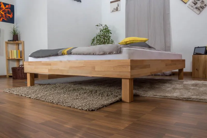Kernbuche Futonbett 160 x 200 cm geölt Abbildung