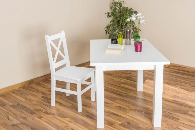 Holztisch 80 x 120 cm massiv Abbildung