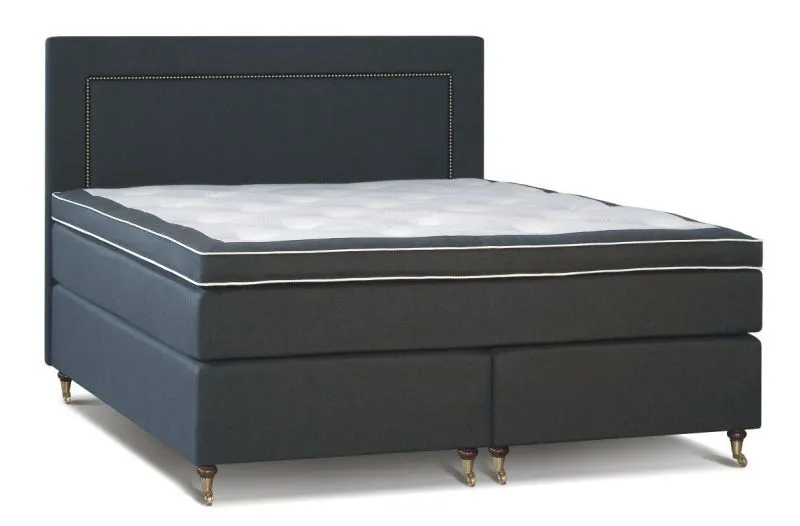Boxspringbett 180 x 200 cm Grau Abbildung