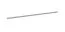 LED-Leiste | 4,39 W | 2 m Kabel | neutrale helle Farbe | Farbe: Chrom | per Fernbedienung steuerbar | Maße: 98,5 x 1 x 3 cm