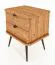 Nachtkommode Rolleston 05 Kernbuche massiv geölt - Abmessungen: 57 x 50 x 41 cm (H x B x T)