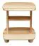 Fernsehtisch Massivholz Farbe: Natur 49x51x49 cm Abbildung