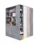 Begehbarer Eckkleiderschrank, Farbe: Grau / Eiche / Weiß - Abmessungen: 190 x 135 x 135 cm (H x B x T) Abbildung