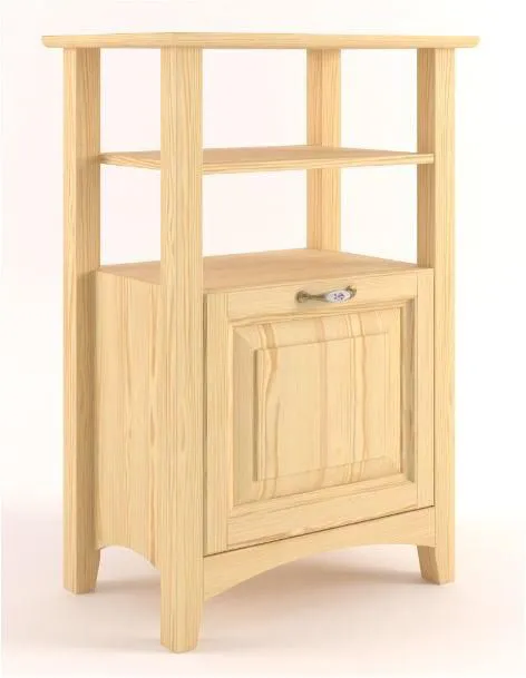 TV-Unterteil Massivholz Farbe: Natur 90x60x42 cm Abbildung