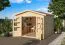Gartenhaus naturbelassen, Grundfläche: 7,29m²