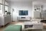 TV-Unterschrank mit modernen Design Worthing 57, Farbe: Grau / Gold - Abmessungen: 56 x 154 x 39 cm (H x B x T)