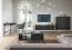 TV-Unterschrank mit einer Schublade Worthing 42, Farbe: Schwarz / Gold - Abmessungen: 56 x 154 x 39 cm (H x B x T)