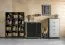 Regal Vacas 51, Farbe: Schwarz - Abmessungen: 158 x 112 x 38 cm (H x B x T)