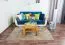 Couchtisch Wooden Nature 421 Eiche massiv - 45 x 65 x 65 cm (H x B x T)
