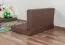 Sitzkissen 2er-Set für Kinderbett / Etagenbett / Funktionsbett Tim - Farbe: Braun
