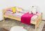 Kinderbett / Jugendbett Kiefer massiv Vollholz natur 82, inkl. Lattenrost - 100 x 200 cm (B x L)