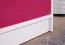 Kinderzimmer - Kommode Walter 05, Farbe: Weiß / Rosa Hochglanz - 133 x 80 x 40 cm (H x B x T)