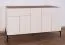 Kommode Asau 14, Farbe: Kaschmir / Eiche dunkel - Abmessungen: 83 x 150 x 47 cm (H x B x T)