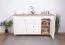 Kommode Bambey 08, Farbe: Eiche / Weiß - 90 x 144 x 44 cm (H x B x T)