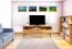TV-Unterschrank Rolleston 24 Wildeiche massiv geölt - Abmessungen: 57 x 144 x 46 cm (H x B x T)