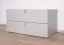 Jugendzimmer - Kommode Skalle 08, Farbe: Grau - Abmessungen: 47 x 94 x 49 cm (H x B x T)