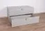 Jugendzimmer - Kommode Skalle 08, Farbe: Grau - Abmessungen: 47 x 94 x 49 cm (H x B x T)