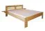 Bettgestell Buche 160 x 200 cm Natur Abbildung