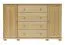 Dielenschrank niedrig, Kommode, Flurschrank, 156 cm breit Abbildung