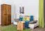 Kleiderschrank, Farbe: Eiche 190x80x60 cm Abbildung