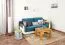 Wohnzimmertisch Eiche Massivholz Farbe: Natur 45x65x65 cm Abbildung