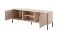 Kleines TV-Möbel mit zwei Türen Zaghouan 10, Farbe: Beige - Abmessungen: 53,5 x 153 x 39,5 cm (H x B x T)