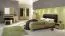 Schlafzimmer Komplett - Set I Lipik, 9-teilig, teilmassiv, Farbe: Eiche / Schwarz